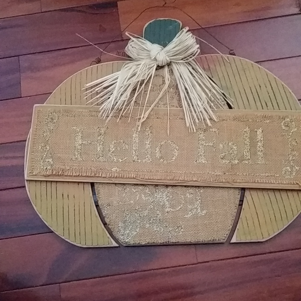 Hello Fall Door Plaque